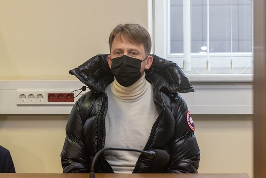Egidijus Dragūnas atvyko į savo teismą dėl konflikto su policija (nuotr. Broniaus Jablonsko)