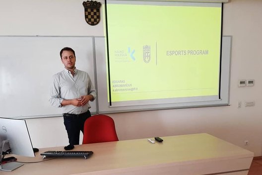 LFF ir Kauno kolegija dalinosi esporto vystymo patirtimi Kroatijoje  