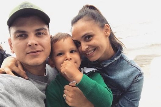 rolandas Mackevičius su šeima (nuotr. Instagram)