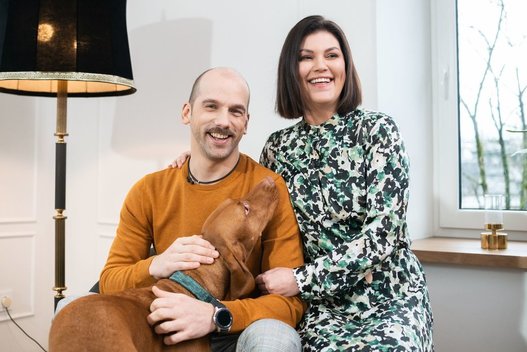 Žygimantas ir Dovilė Stakėnai tampa naujos TV3 televizijos laidos „Tėvų darželis“ vedėjais (nuotr. Fotodiena/Justino Auškelio)