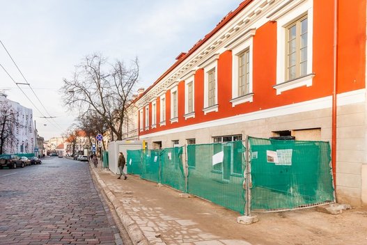 Vilniaus senamiestyje baigiamas rekonstruoti istorinis pastatas  