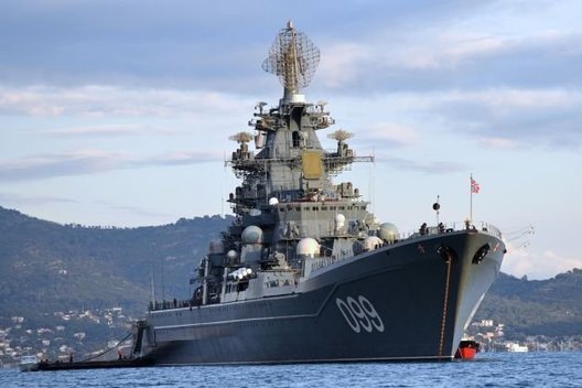 Rusijos karo laivas (nuotr. SCANPIX)