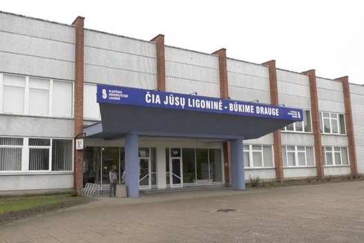 Klaipėdos universitetinė ligoninė (nuotr. stop kadras)