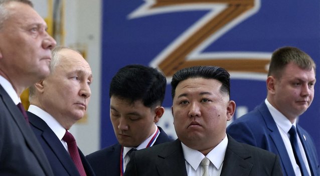 Paaiškino, kaip Kim Jong Uno ir Putino susitikimas gali keisti situaciją fronte: „Rusija turi didelių problemų“ (nuotr. SCANPIX)