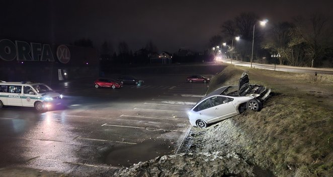 Girto vairuotojo avarija Vilniaus pakraštyje