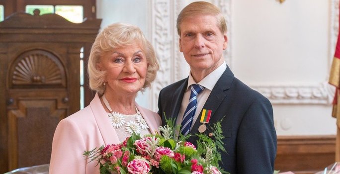 Jūratė Norvaišienė su vyru (nuotr. Organizatorių) 1