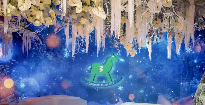 Kristinos Rimienės „Išsipildymo akcijos“ paramos koncertui sukurtos dekoracijos (Teodoras Biliūnas/ BNS nuotr.) 1