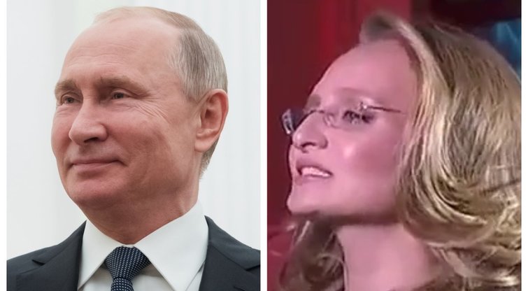 Rusijos televizija parodė V. Putino dukrą ir sukėlė sąmyšį (nuotr. SCANPIX)