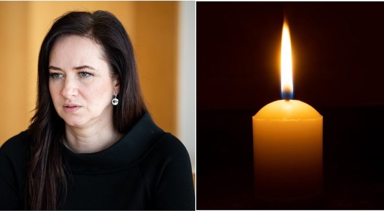 Inga Ruginienė ir žvakė (nuotr. fotodiena ir 123rf.com)