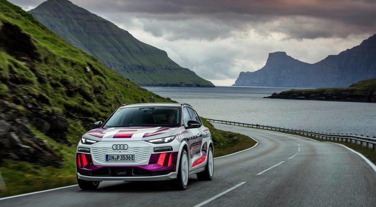 „Audi Q6 e-tron“ turės pažangiausius žibintus pasaulyje