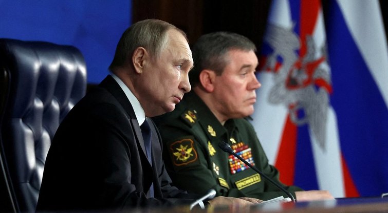 V. Putinas ir V. Gerasimovas (nuotr. SCANPIX)