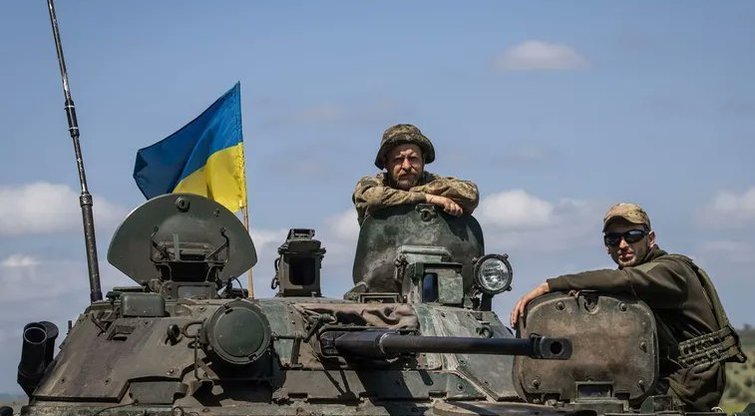 Ukrainos kariai (nuotr. Twitter)
