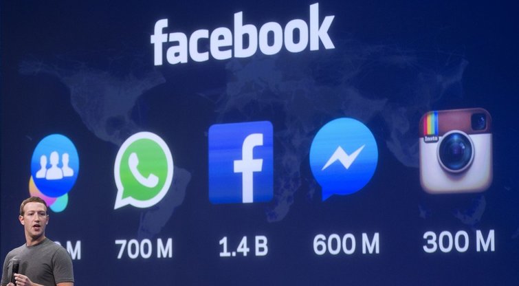 Žada apjungti „Instagram“, „WhatsApp“ ir „Facebook“ žinutes (nuotr. SCANPIX)