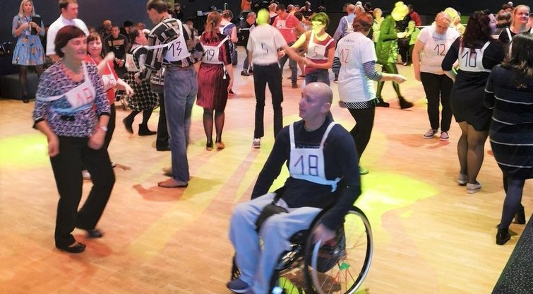 11-ojo negalią turinčių žmonių šokių maratono „Mes kartu – mes tvirti“ akimirkos.  Aurelijos Babinskienės nuotr.  