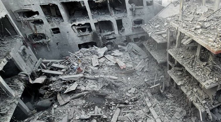 Gazos Ruožas po apšaudymo (nuotr. SCANPIX)