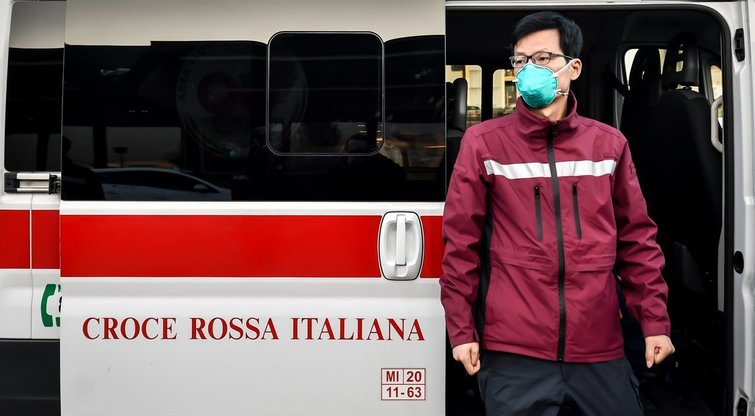 Pandemija nesitraukia iš Italijos: per parą mirė 475 žmonės (nuotr. SCANPIX)