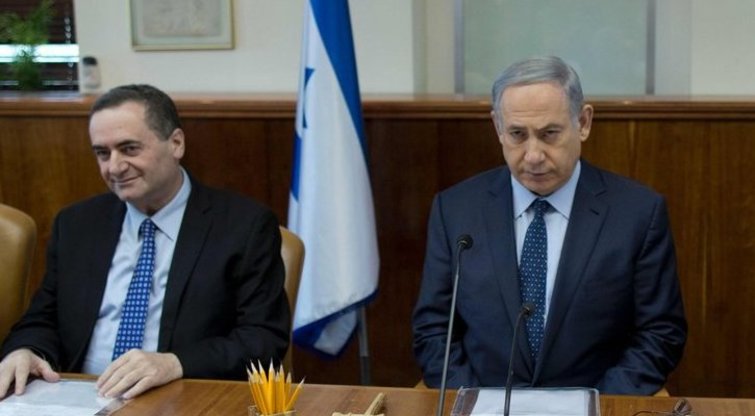 Yisraelis Katzas ir Benjaminas Netanyahu (nuotr. SCANPIX)