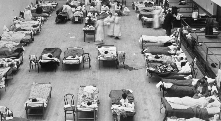 Šiurpioji pandemija, nusinešusi milijonų gyvybes: žmonės springdavo savo krauju (nuotr. SCANPIX)