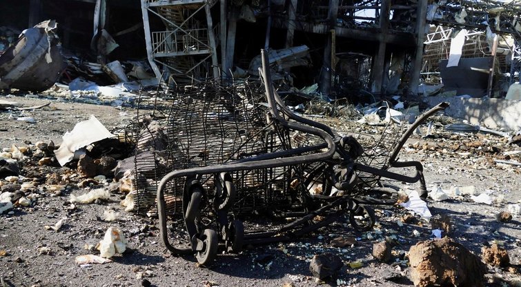 Odesoje sunaikintas prekybos centras (nuotr. SCANPIX)
