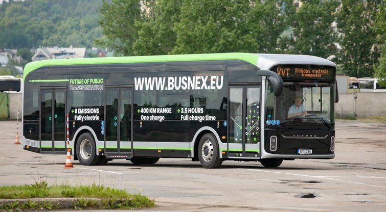 Vilniuje bus bandomas Kinijoje pagamintas elektrinis autobusas