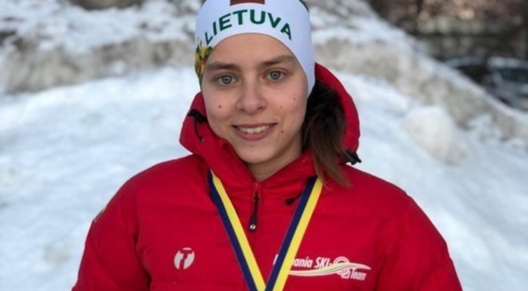 Judita Traubaitė su medaliu. (nuotr. Organizatorių)