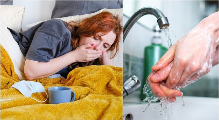 Gripo ir peršalimų sezonas nesibaigia: ragina laikytis prevencijos