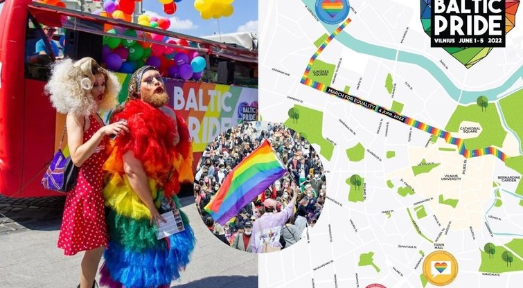 Birželio 1-5 dienomis vyks festivalis „Baltic Pride“  (tv3.lt fotomontažas)