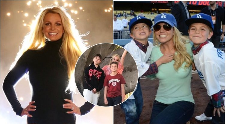Britney Spears su vaikais  