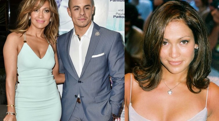Jennifer Lopez (46 m.) ir Casperas Smartas (28 m.) (nuotr. Vida Press)