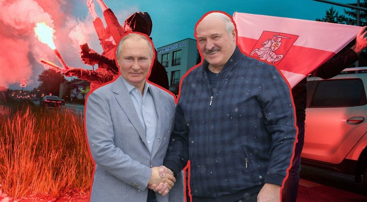 Lukašenka: „Esame net ne ant Šaltojo, o ant Ledinio karo slenksčio“ (nuotr. SCANPIX) tv3.lt fotomontažas