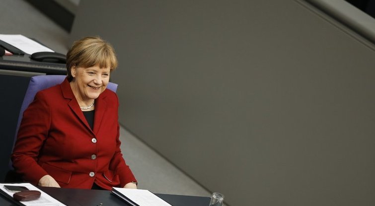 Angela Merkel nemato priežasčių sielvartauti dėl Graikijos krizės (nuotr. SCANPIX)