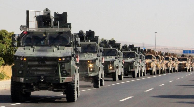 Turkija paskelbė karių veiksmų Sirijoje pradžią (nuotr. SCANPIX)