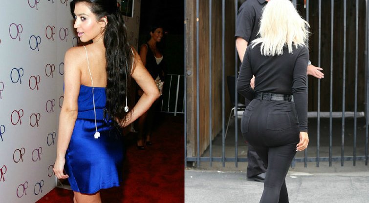 Kim Kardashian kūno pokyčiai (nuotr. Vida Press)