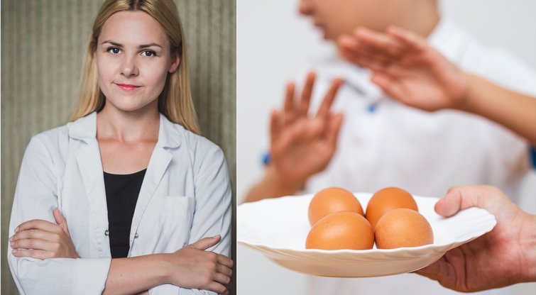 Gydytoja perspėja dėl alergijos kiaušiniams (Nuotr. tv3.lt fotomontažas)  