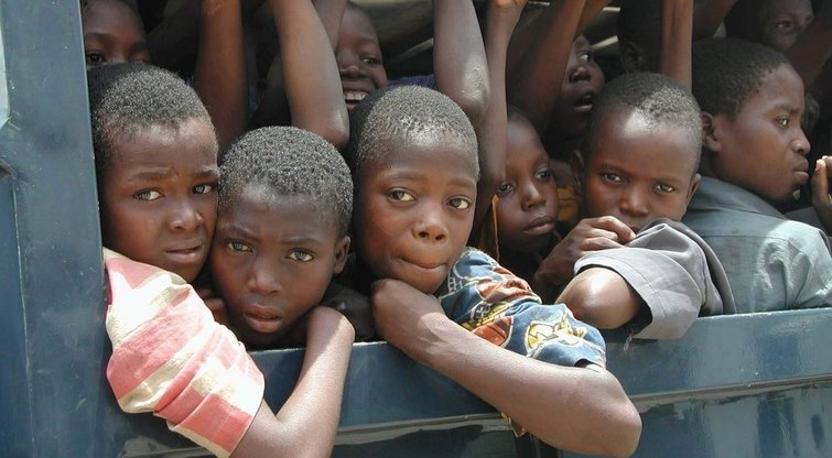 Vaikai Nigerijoje (nuotr. Scanpix)  