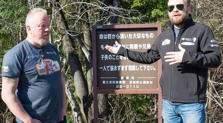 Savižudžių miške Japonijoje lankęsis M. Starkus: ta atmosfera labai slegia (nuotr. Organizatorių)