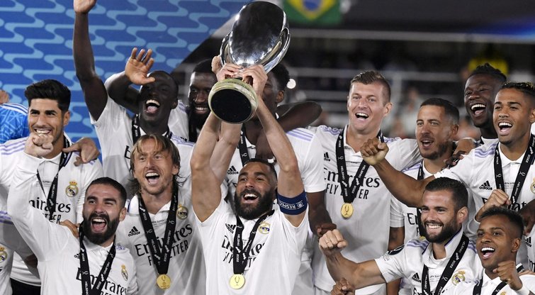 Madrido „Real“ pakartojo rekordą: 5-ąjį kartą iškovojo UEFA Supertaurę (nuotr. SCANPIX)