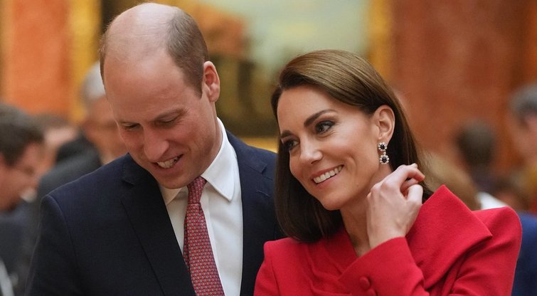 Kate Middleton, princas Williamas (nuotr. SCANPIX)