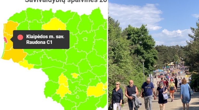 Neramios žinios dėl COVID-19: viena savivaldybė Lietuvoje vėl pradeda „raudonuoti“  
