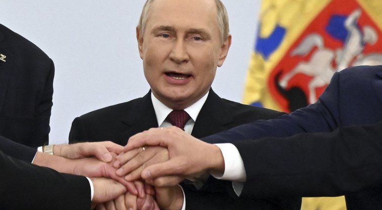 Putino kalboje išskyrė tris tolimesnius jo veiksmus (nuotr. SCANPIX)