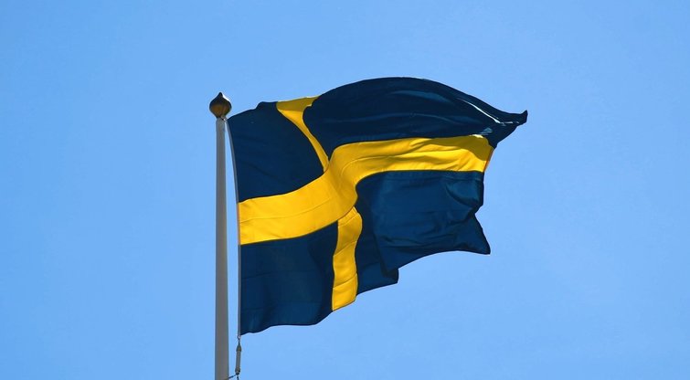 Švedijos vėliava (nuotr. SCANPIX)