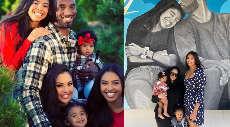 Vanessa Bryant su šeima (nuotr. Instagram)