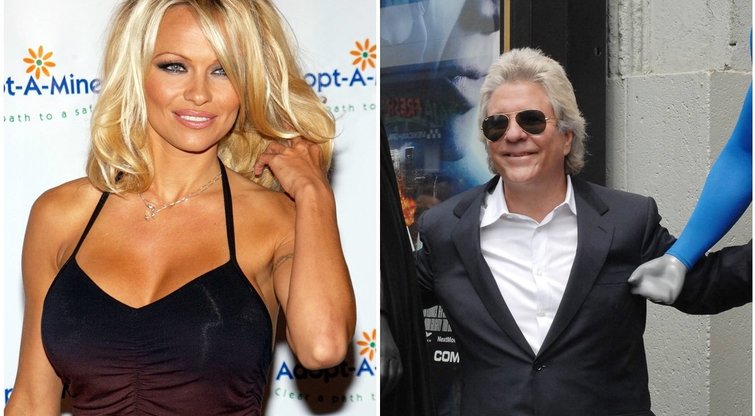 Pamela Anderson ir Jonas Petersas (nuotr. SCANPIX) tv3.lt fotomontažas