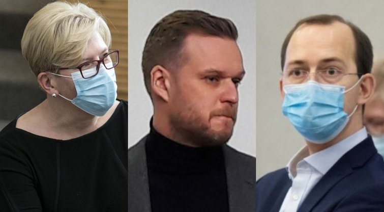 Ingrida Šimonytė, Gabrielius Landsbergis, Marius Skuodis (tv3.lt koliažas)