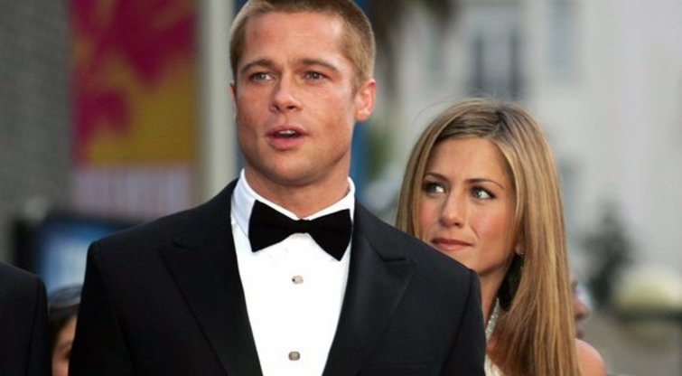 Jennifer Aniston ir Brad Pitt (nuotr. SCANPIX)