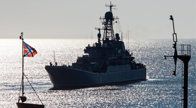 Rusijos laivas (nuotr. SCANPIX)