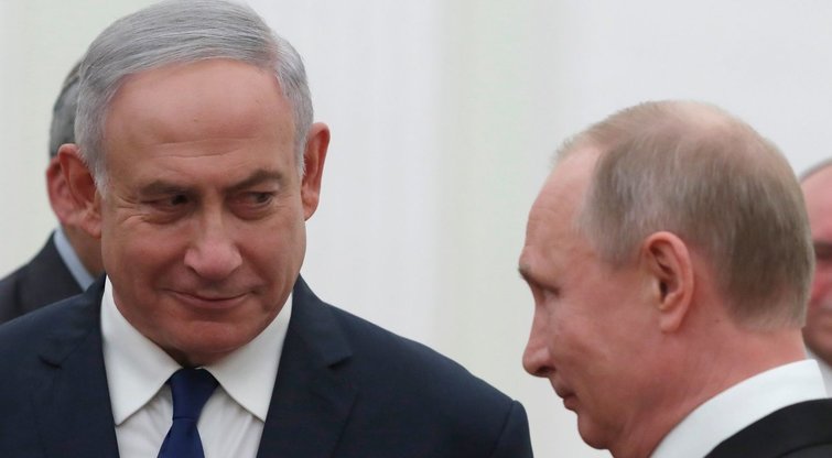 Netanyahu ir Putinas (nuotr. SCANPIX)