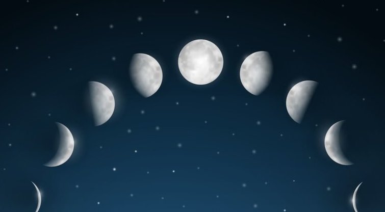 Mėnulio fazės (nuotr. 123rf.com)