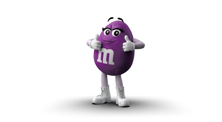 „M&M‘s“ pristato pirmąjį naują personažą per dešimtmetį – Purple  