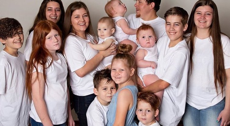 Britni Church šeima (nuotr. Instagram)